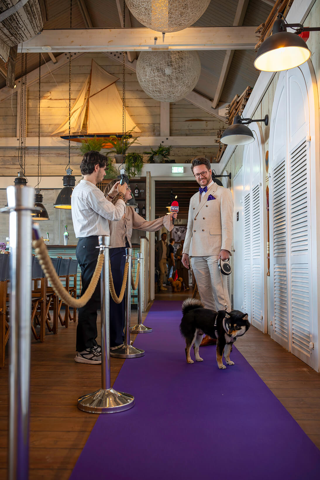 EventJames5 Paarse loper event